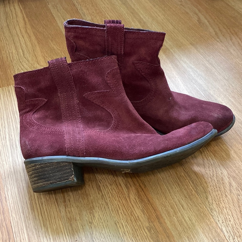 Lucky Brand suede booties